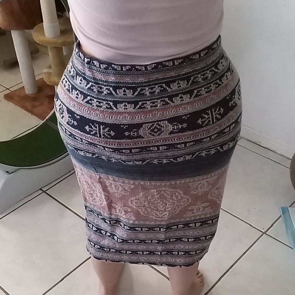 Ralph Lauren Multicolor Patterned Midi Skirt - image 2